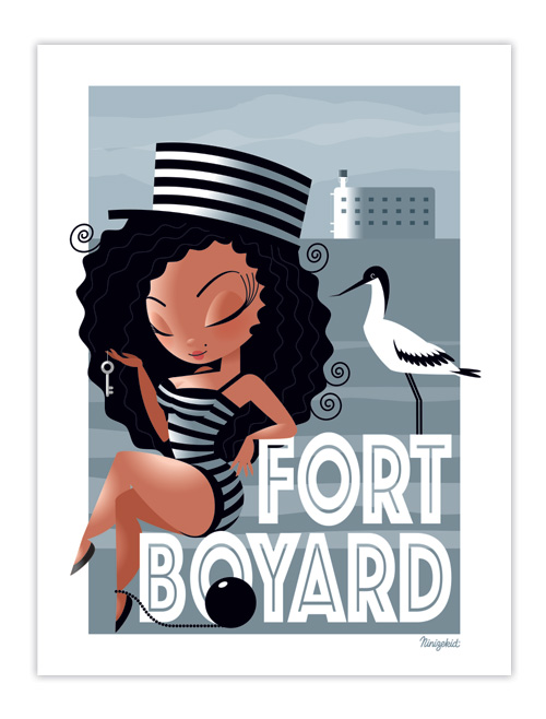 Carte postale Fort Boyard