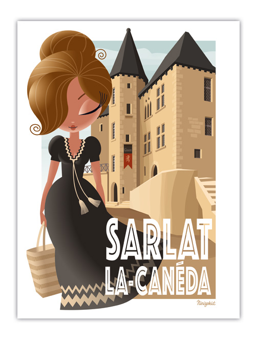 Affiche Sarlat-la-Canéda