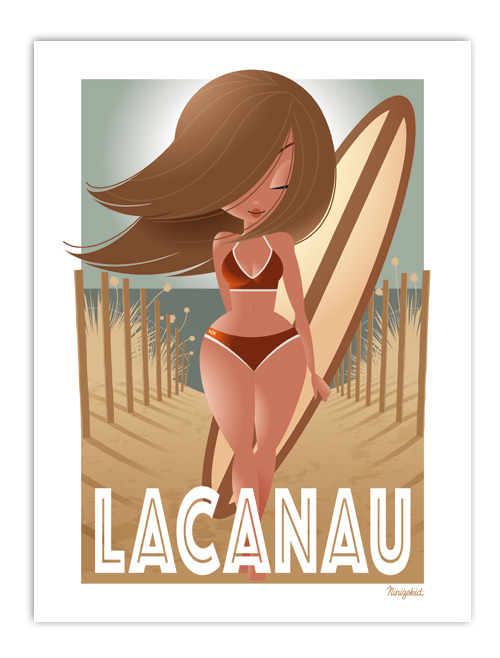 Affiche Lacanau
