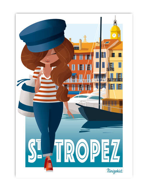 Affiche St-Tropez