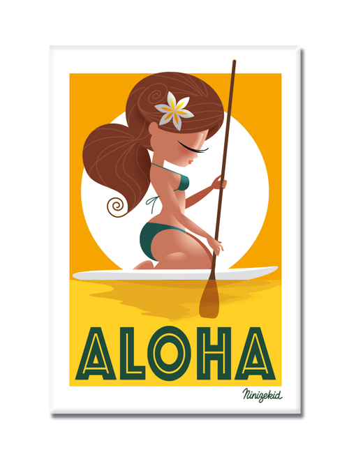 Magnet Aloha surf