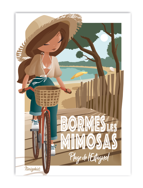 Carte postale Bormes-les-Mimosas